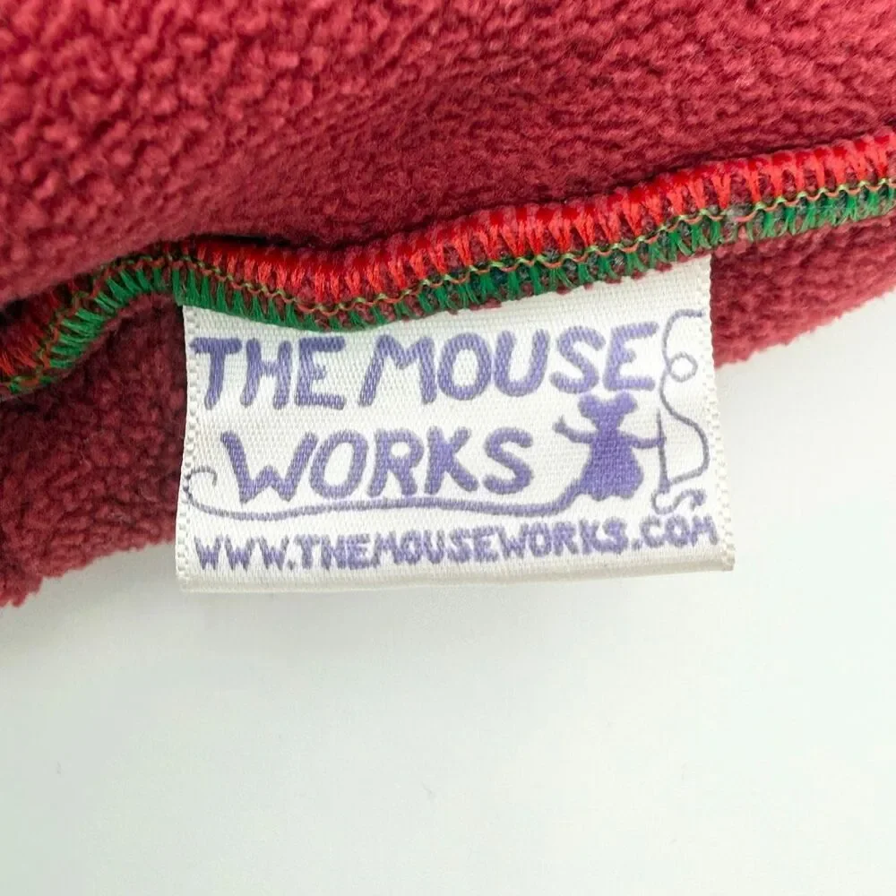 The Mouse Works Red Fox Fleece Beanie Hat - One Size Fits Most OSFM